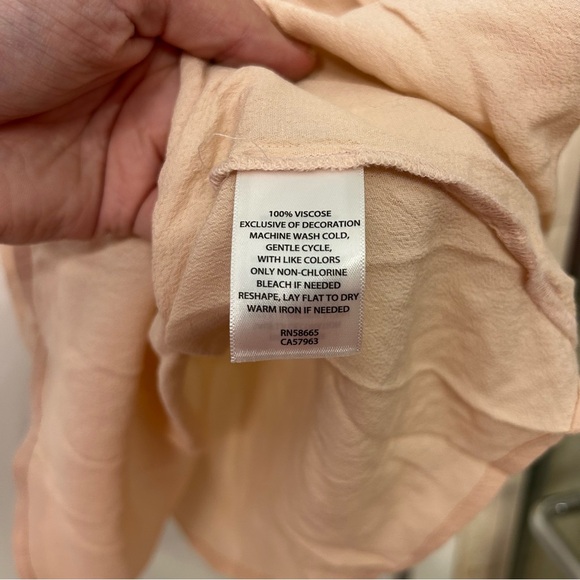 Treasure & Bond Lace Inset Camisole Pink Peach L - Picture 5 of 6